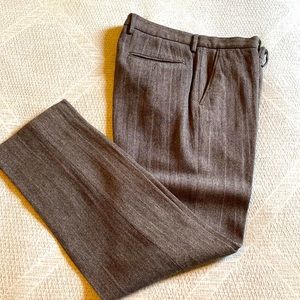 Men’s J Crew wool herringbone pants 32x32
